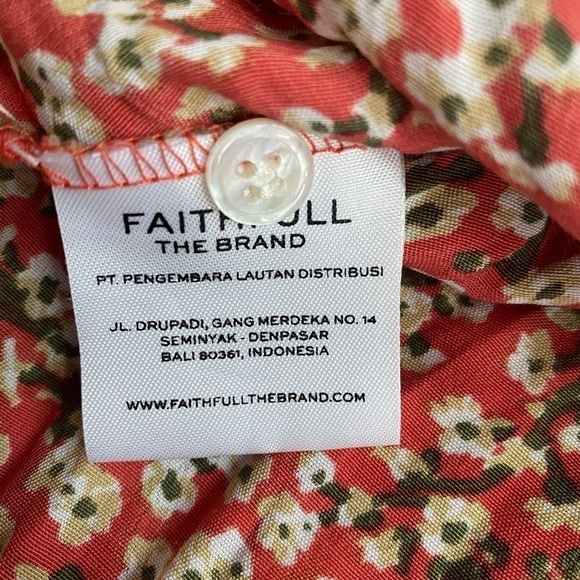 Faithful the Brand Boho Floral Mini Dress Size 4 - Picture 5 of 8